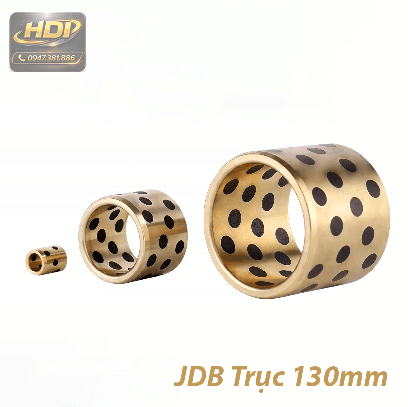 Bạc Lót JDB Trục 130mm Tự Bôi Trơn Graphite Đồng – Bạc Lót Đồng 130mm