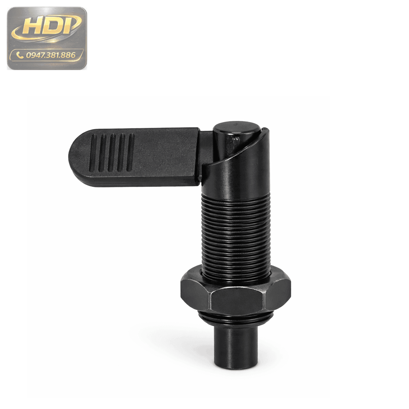 Chốt định vị lò xo tay gạt thép carbon ren ngoài FXVBK
