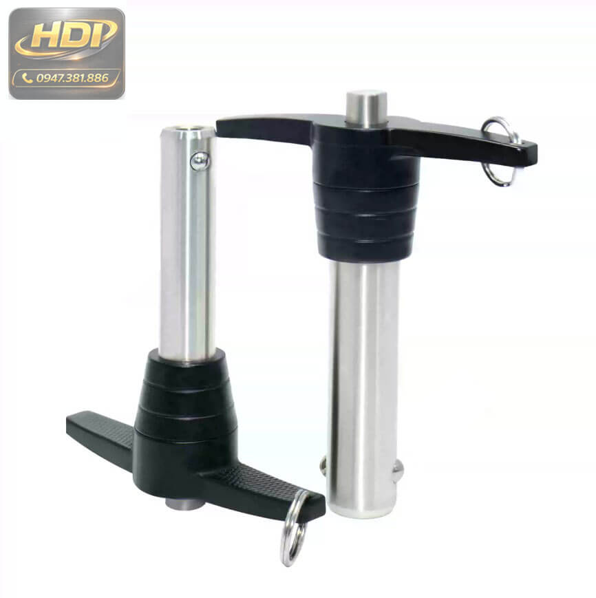 Chốt rút nhanh inox 304 tay chữ T MT193 bi khóa an toàn - Ảnh 3