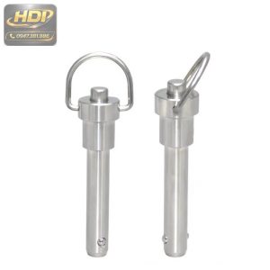 Chốt rút nhanh inox bi khóa có vòng dây YXCF