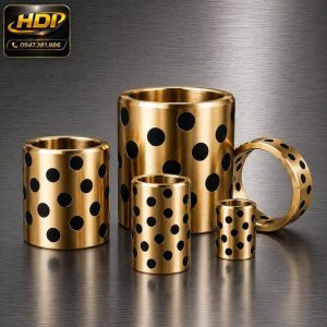 bạc lót JDB đồng graphite tự bôi trơn nhiều kích thước