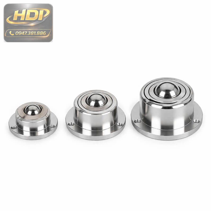 Bi Cầu Đa Hướng KSF-B Đế Bích Tròn Chịu Tải Nặng