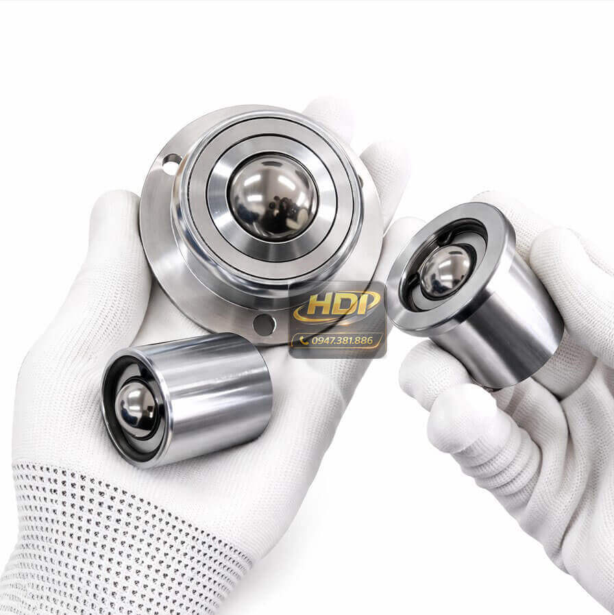 Các kích thước bi cầu đa hướng KSH dạng âm lỗ trụ