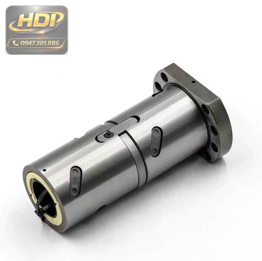 Đai ốc vít me bi DFU nhìn từ mặt bên