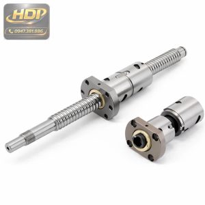 Đai ốc vít me bi DFU mặt bích vuông dùng cho máy CNC