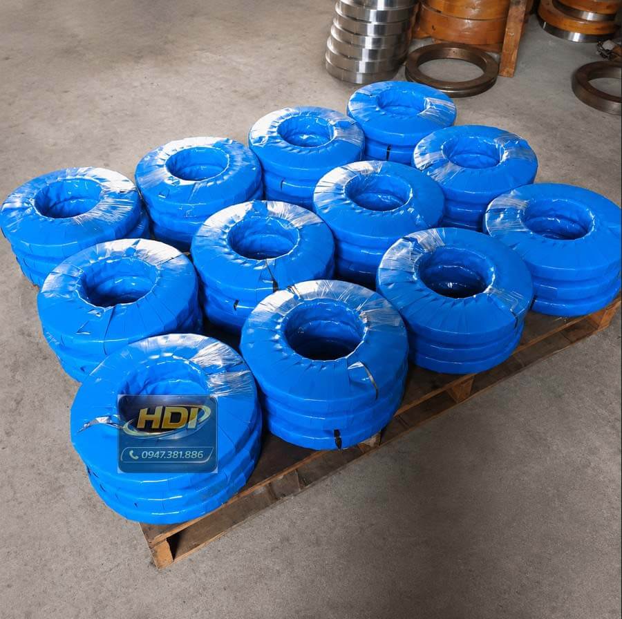 Đóng gói vòng bi mâm xoay răng ngoài công nghiệp Hoàng Đăng Industrial
