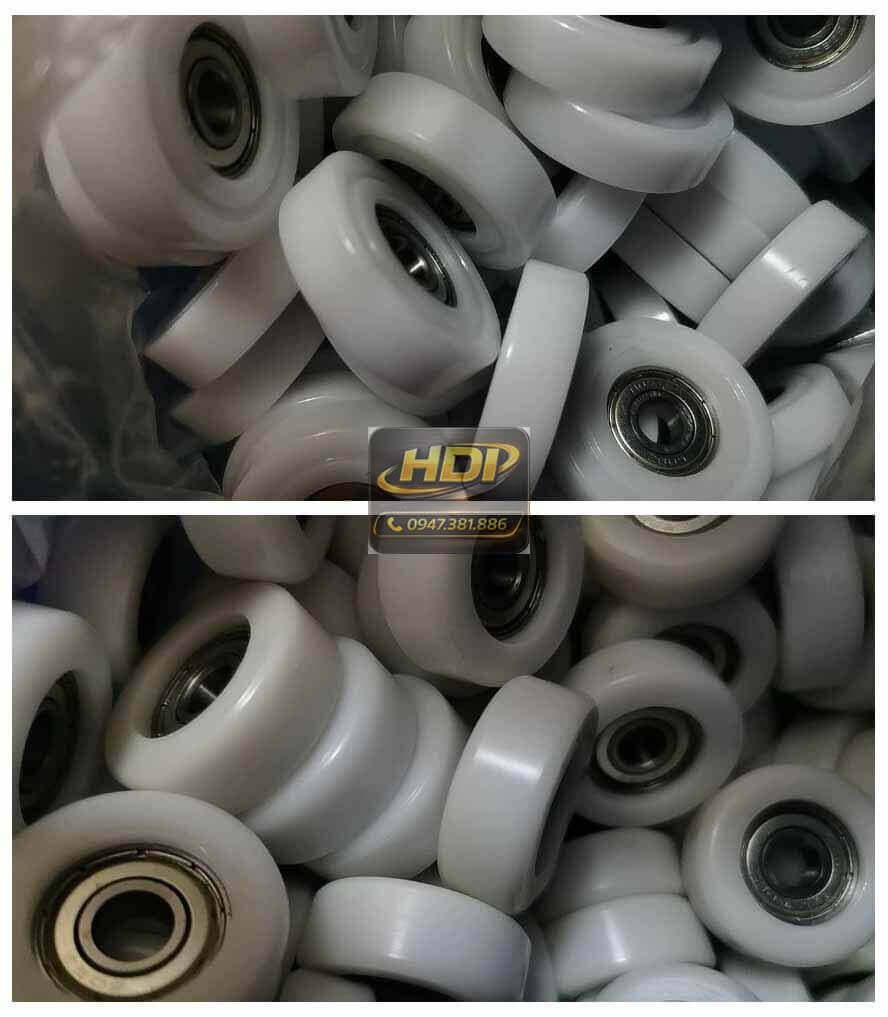 Nhiều mẫu vòng bi bọc nhựa POM thực tế