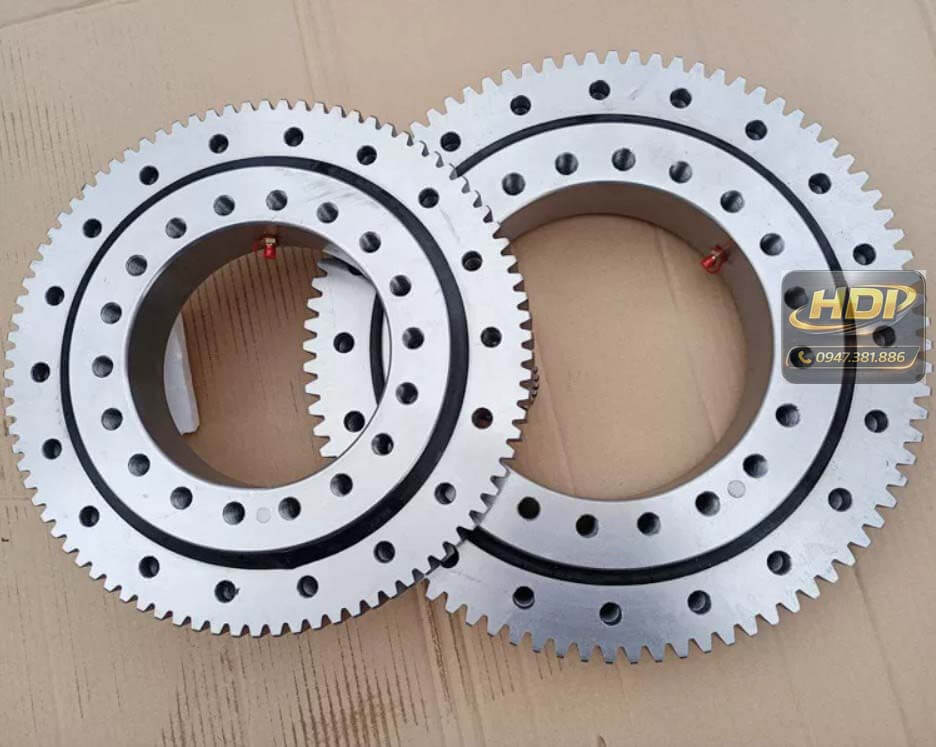 Vòng bi mâm xoay răng ngoài mini Module M2 Hoàng Đăng Industrial
