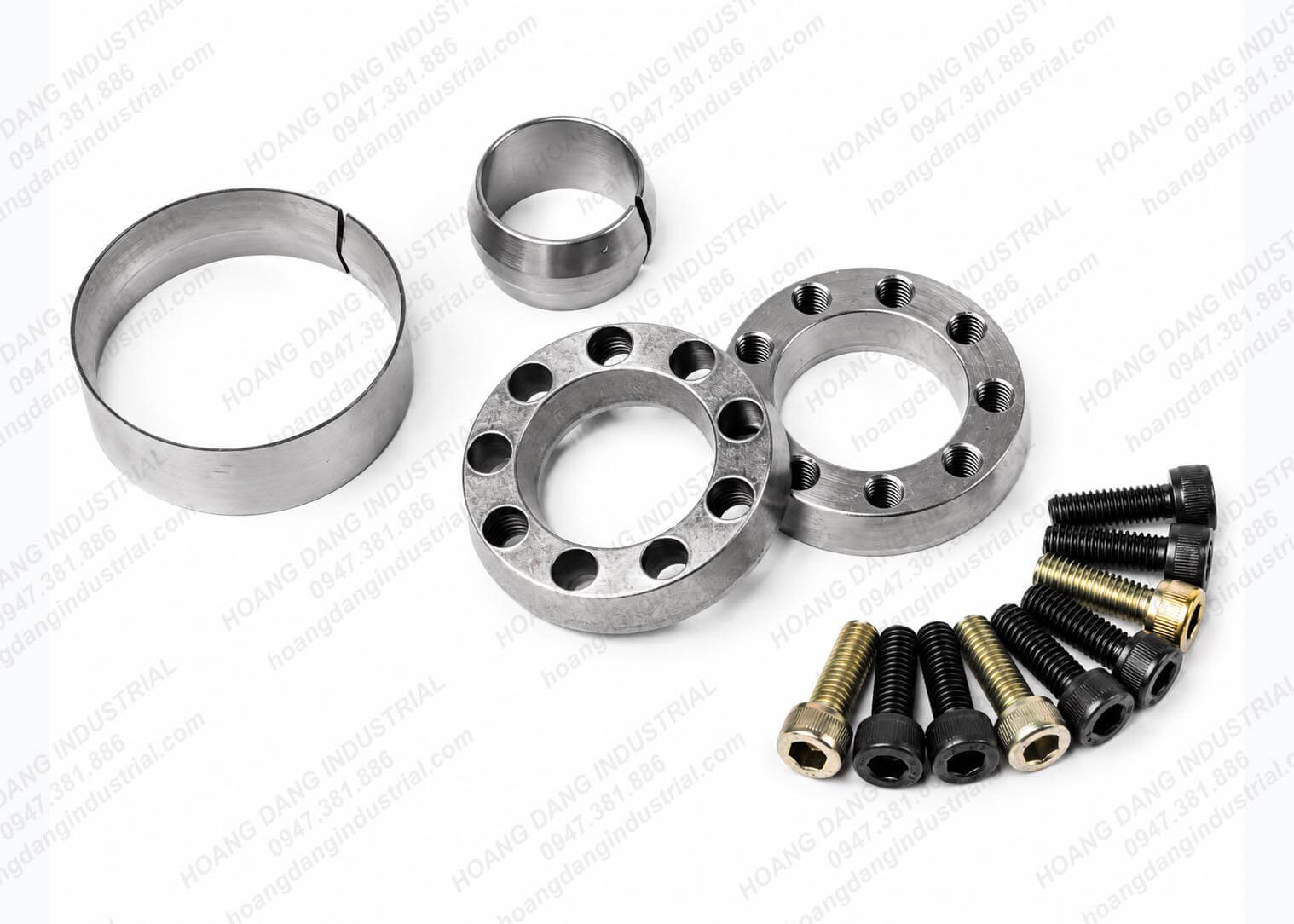 Cấu tạo khớp khóa trục MAL tháo rời gồm vòng ép bạc côn và bu lông