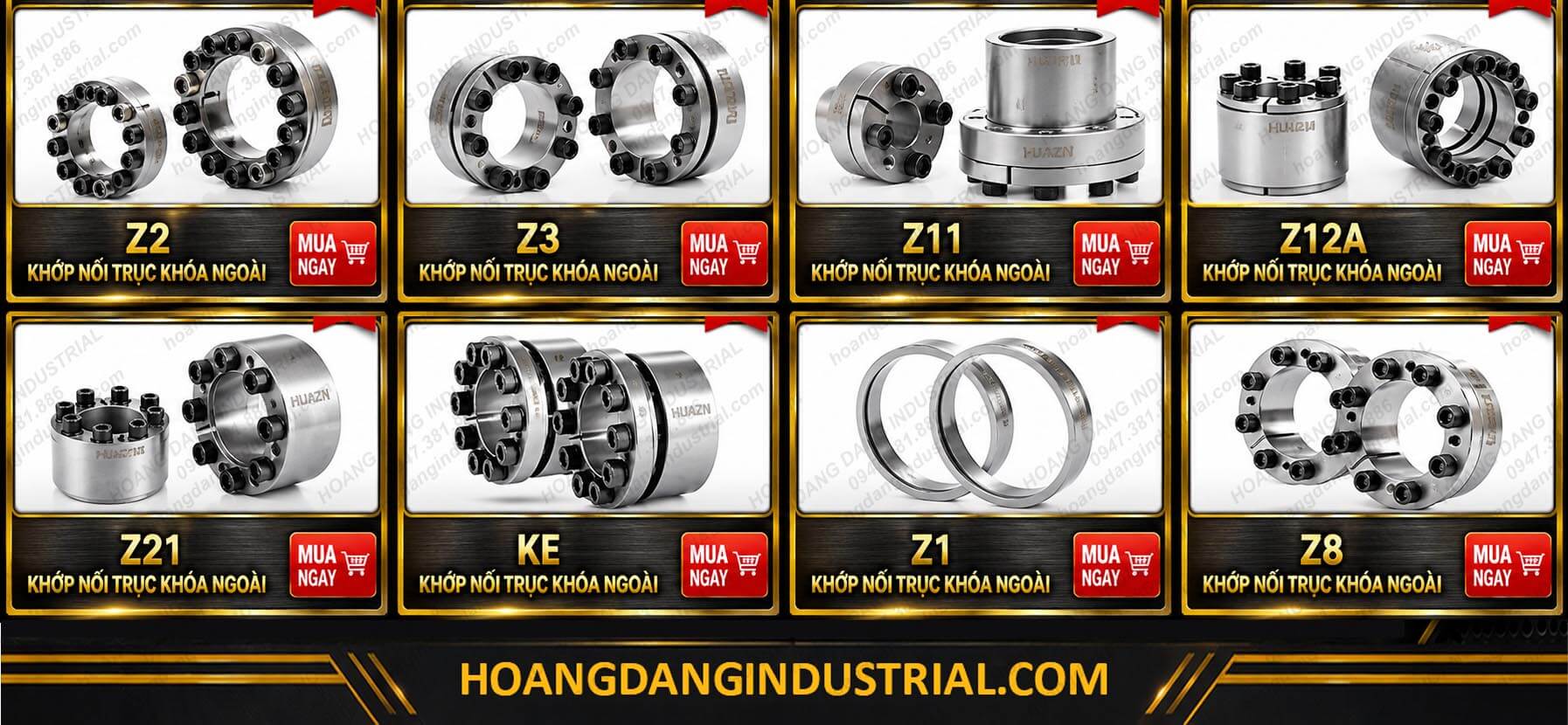 Khớp khóa trục MAL nhiều model dùng cho truyền động công nghiệp