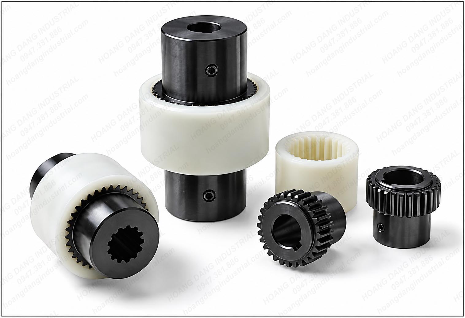 Khớp nối bánh răng NL thực tế dạng lắp ráp và các chi tiết rời