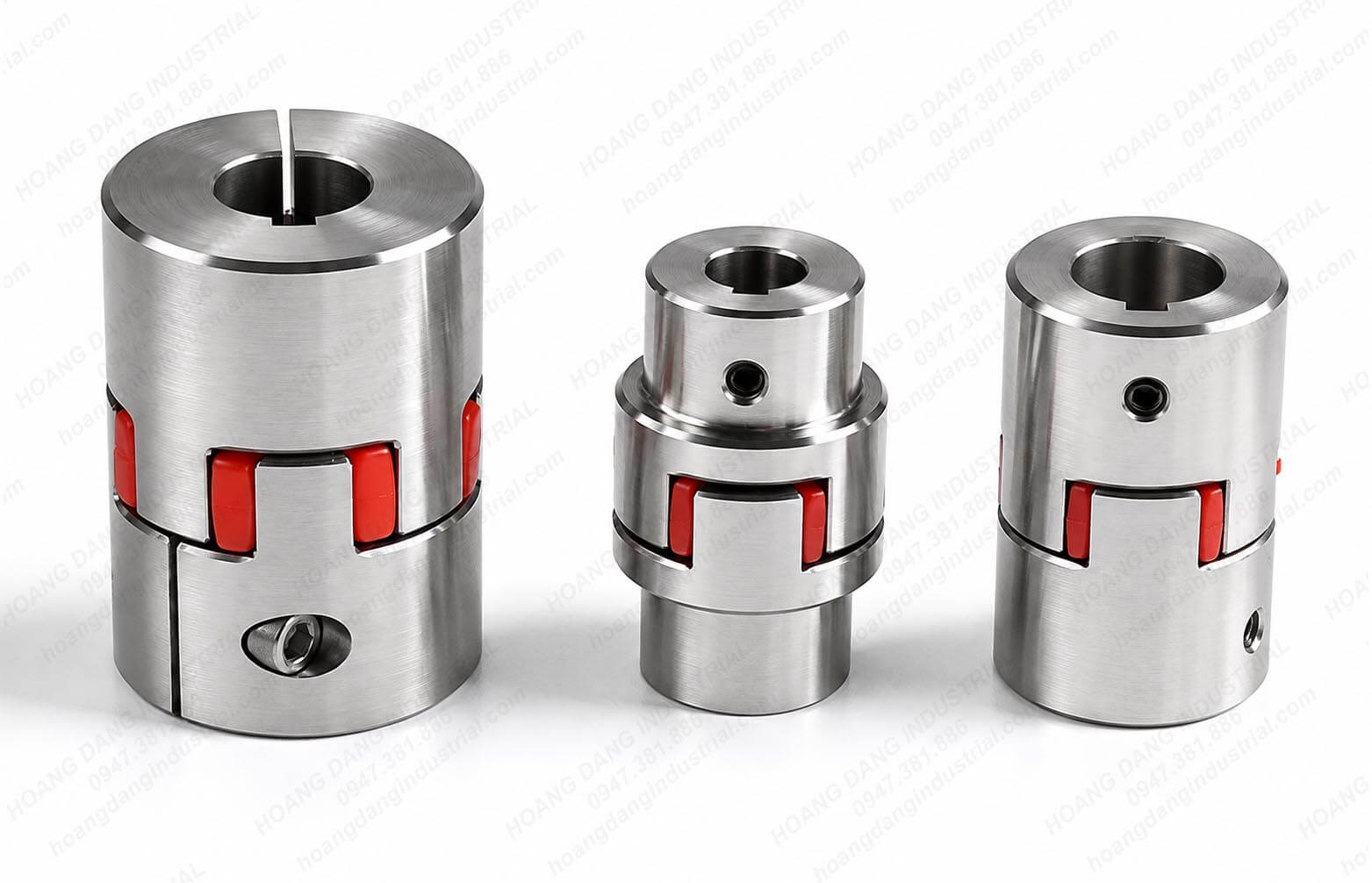 Khớp nối trục inox 304 dạng hoa mai thực tế