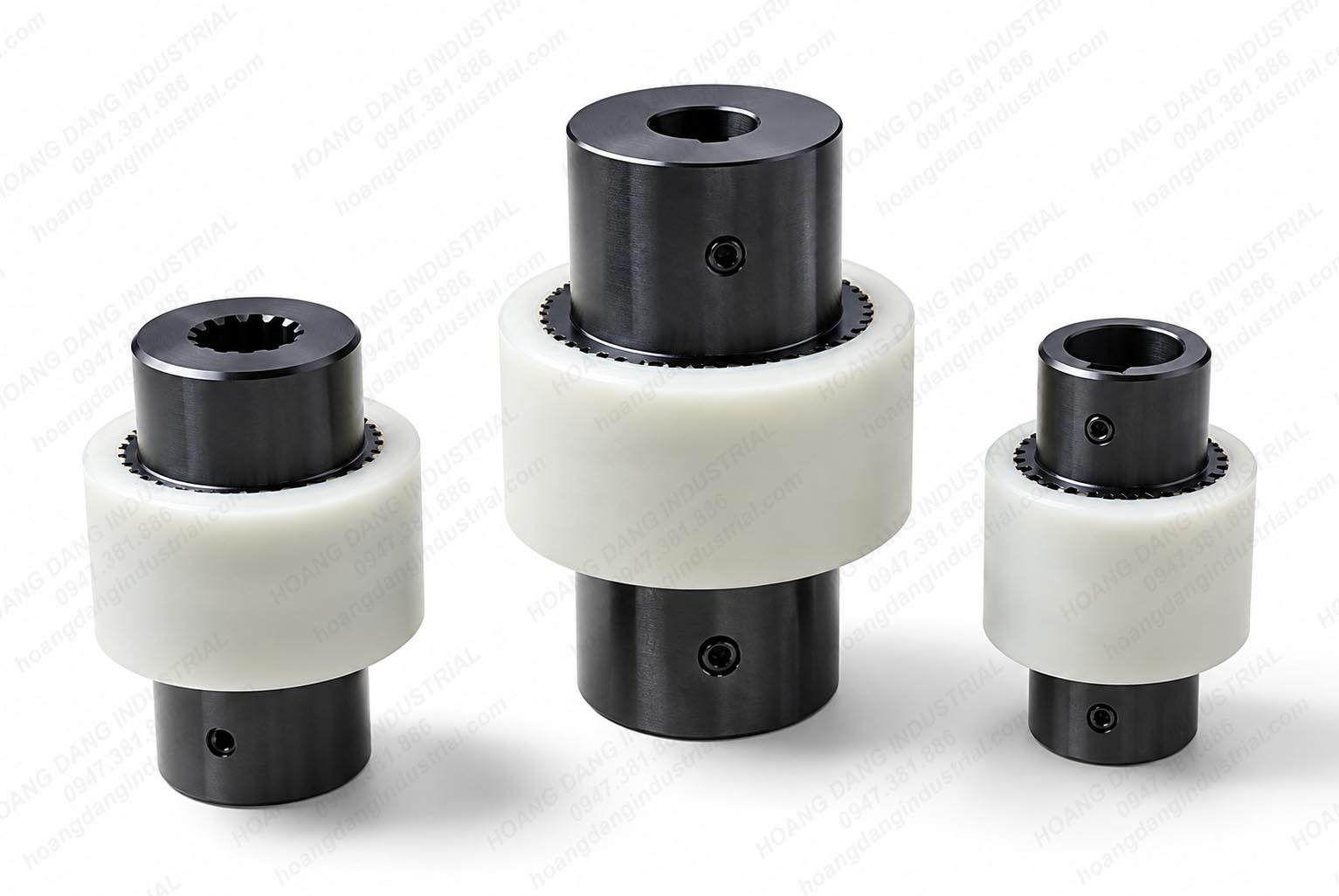 Khớp nối trục NL thực tế với nhiều kích thước và cấu hình khác nhau