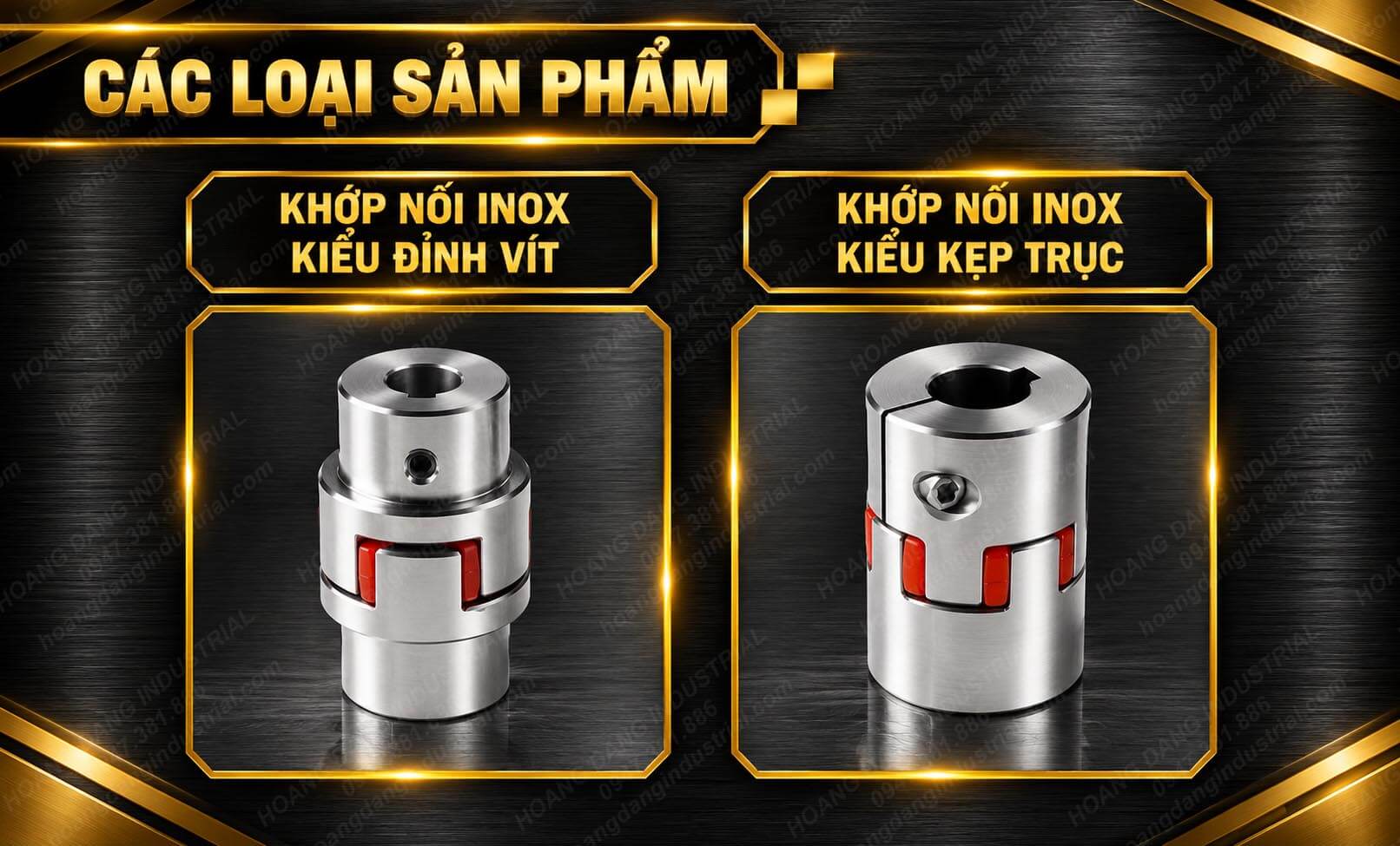 Khớp nối XL inox 304 dạng hoa mai đàn hồi