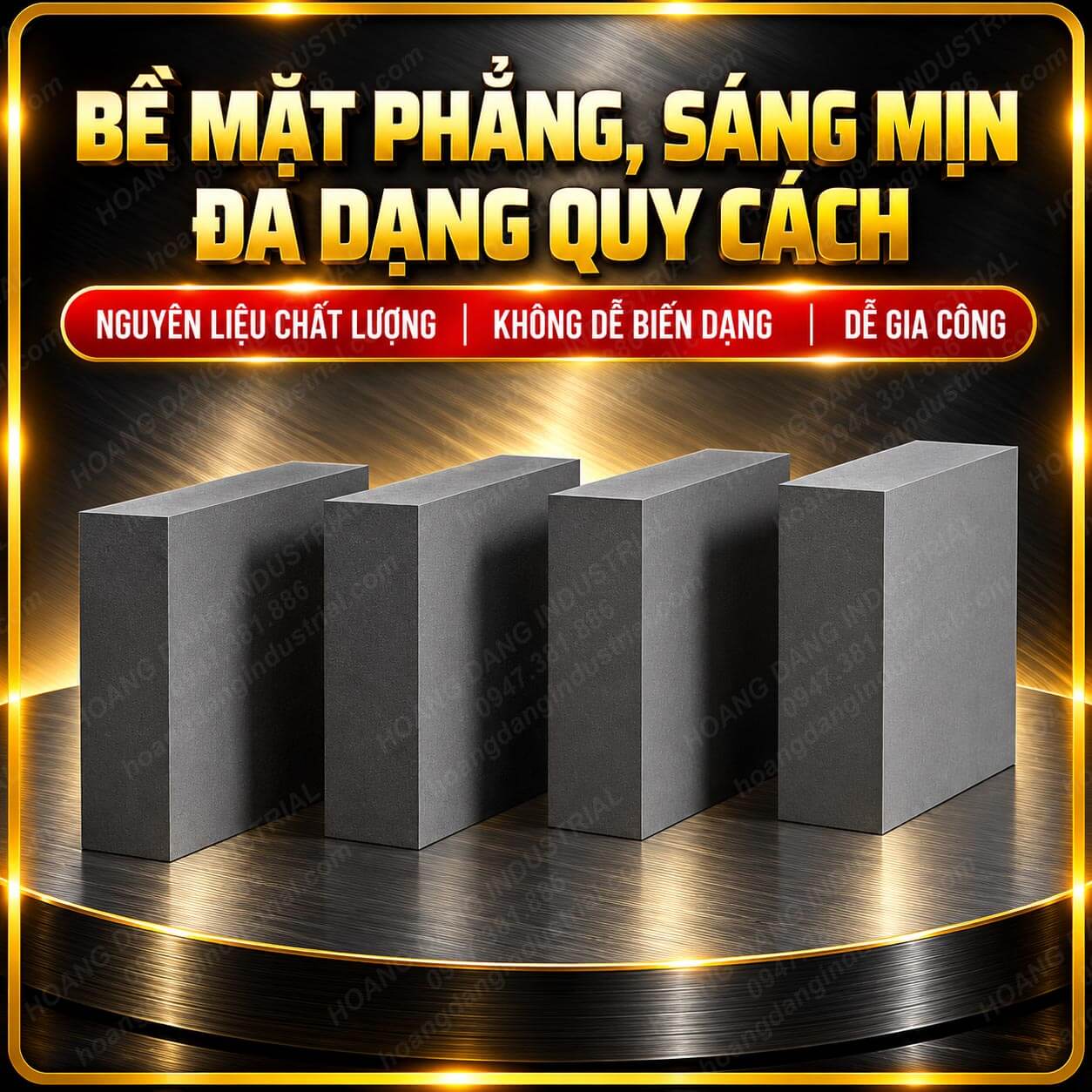 Nhựa PVC cứng có bề mặt phẳng và đa dạng quy cách