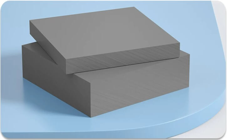 Tấm nhựa PVC công nghiệp dạng tấm màu xám
