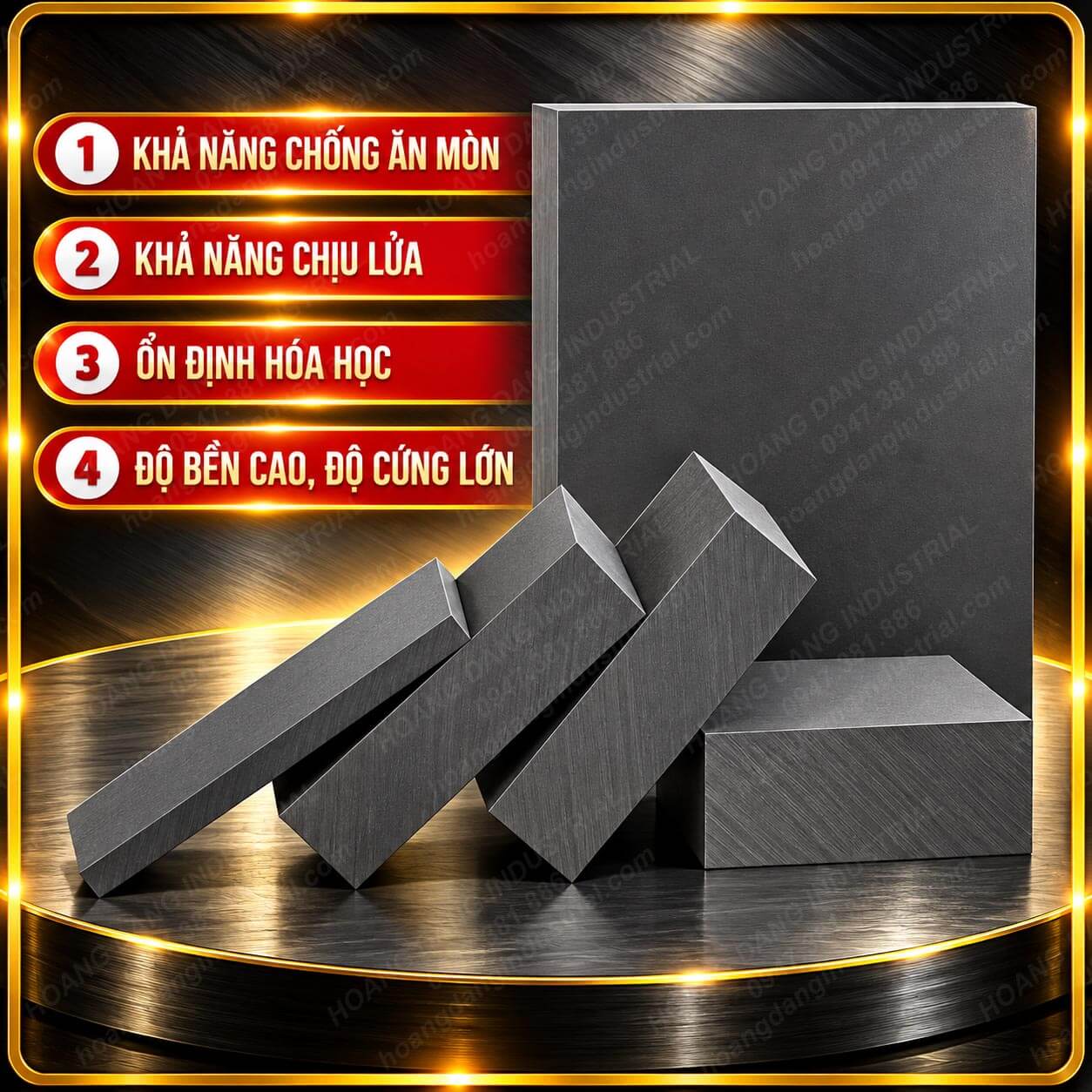 Tấm nhựa PVC cứng chống ăn mòn và ổn định hóa học