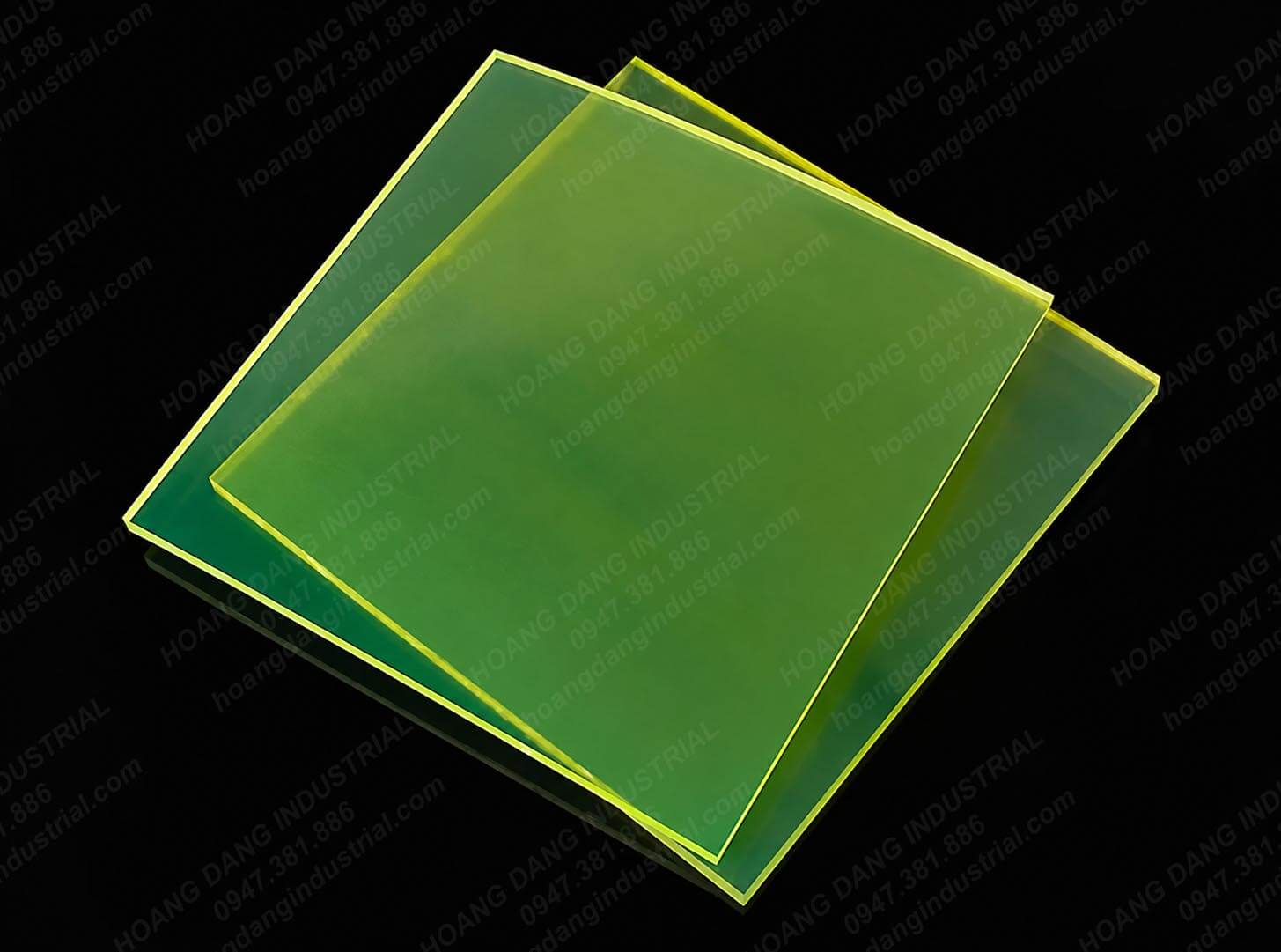 Tấm PU công nghiệp màu xanh dạng tấm