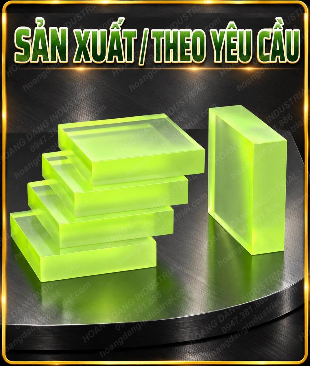 Tấm PU gia công theo yêu cầu và quy cách khách hàng