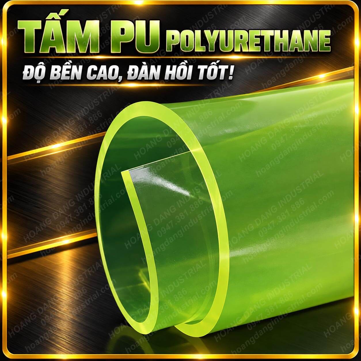 Tấm PU polyurethane độ bền cao và độ đàn hồi tốt