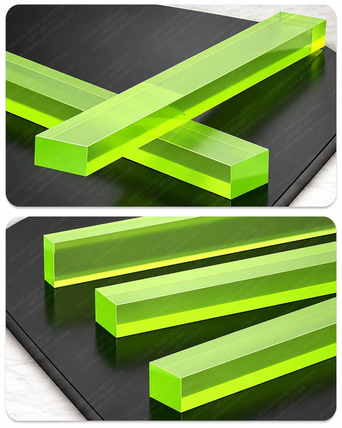 Thanh PU công nghiệp polyurethane dùng cho gia công và chế tạo máy