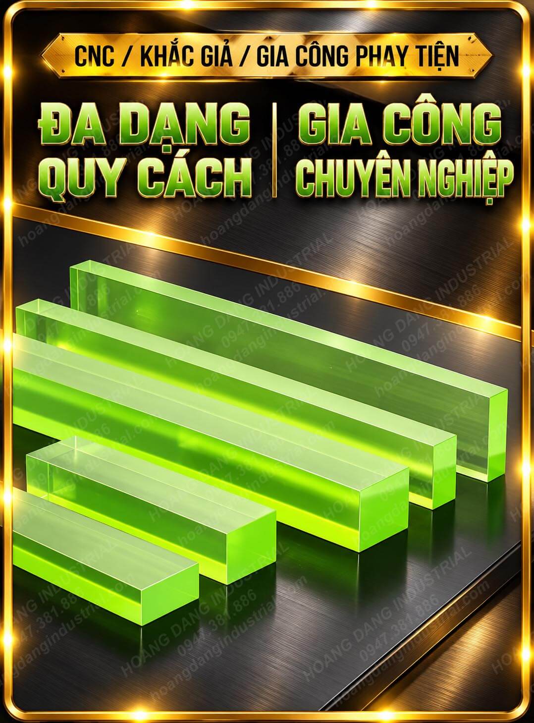 Thanh PU gia công CNC theo quy cách và yêu cầu kỹ thuật